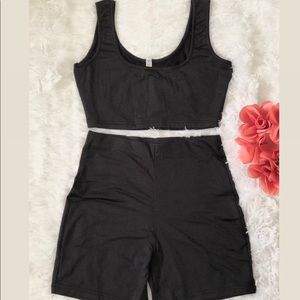 Biker shorts set
